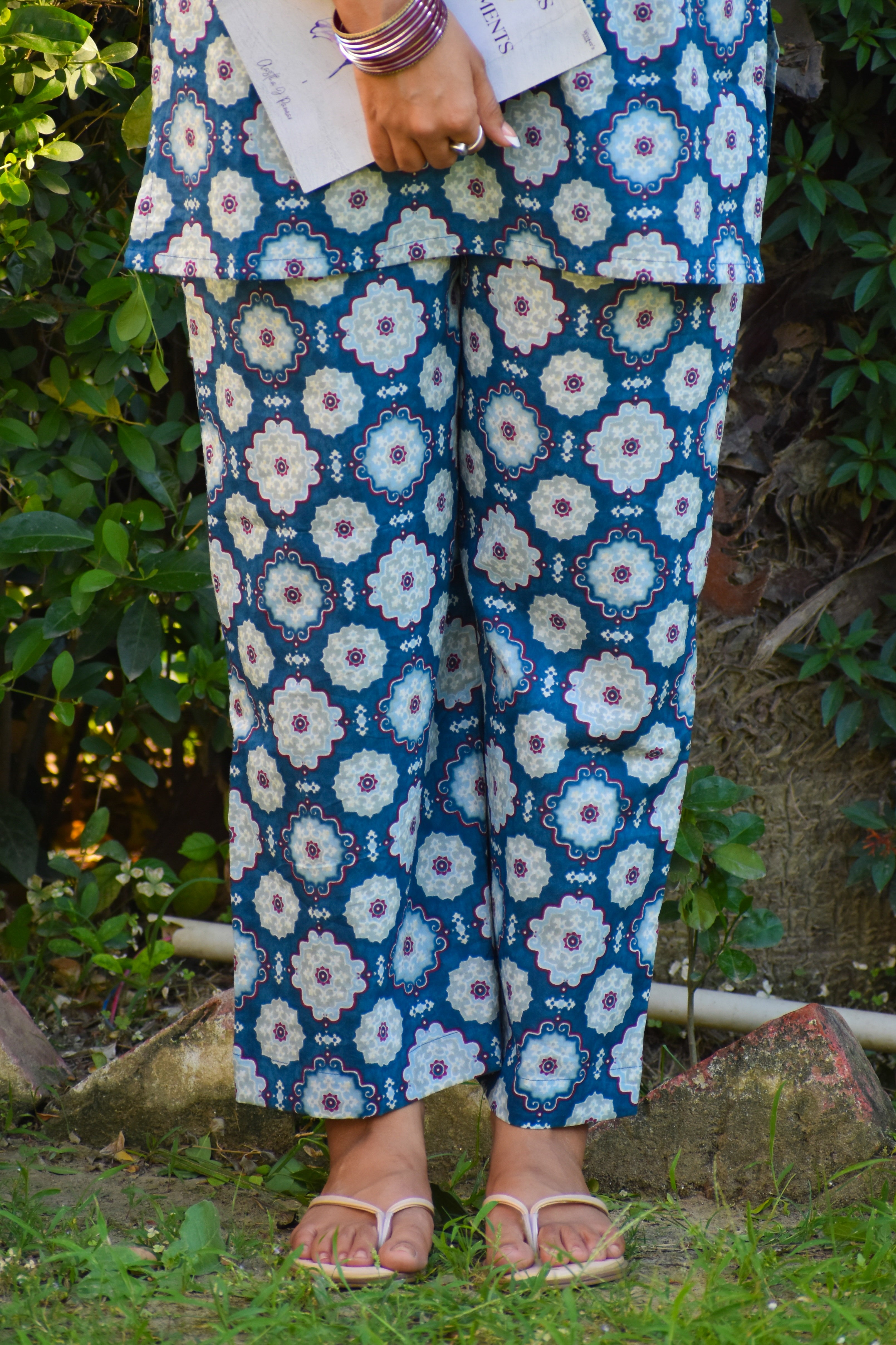 Avnita Handblock Cotton Co-ord Set