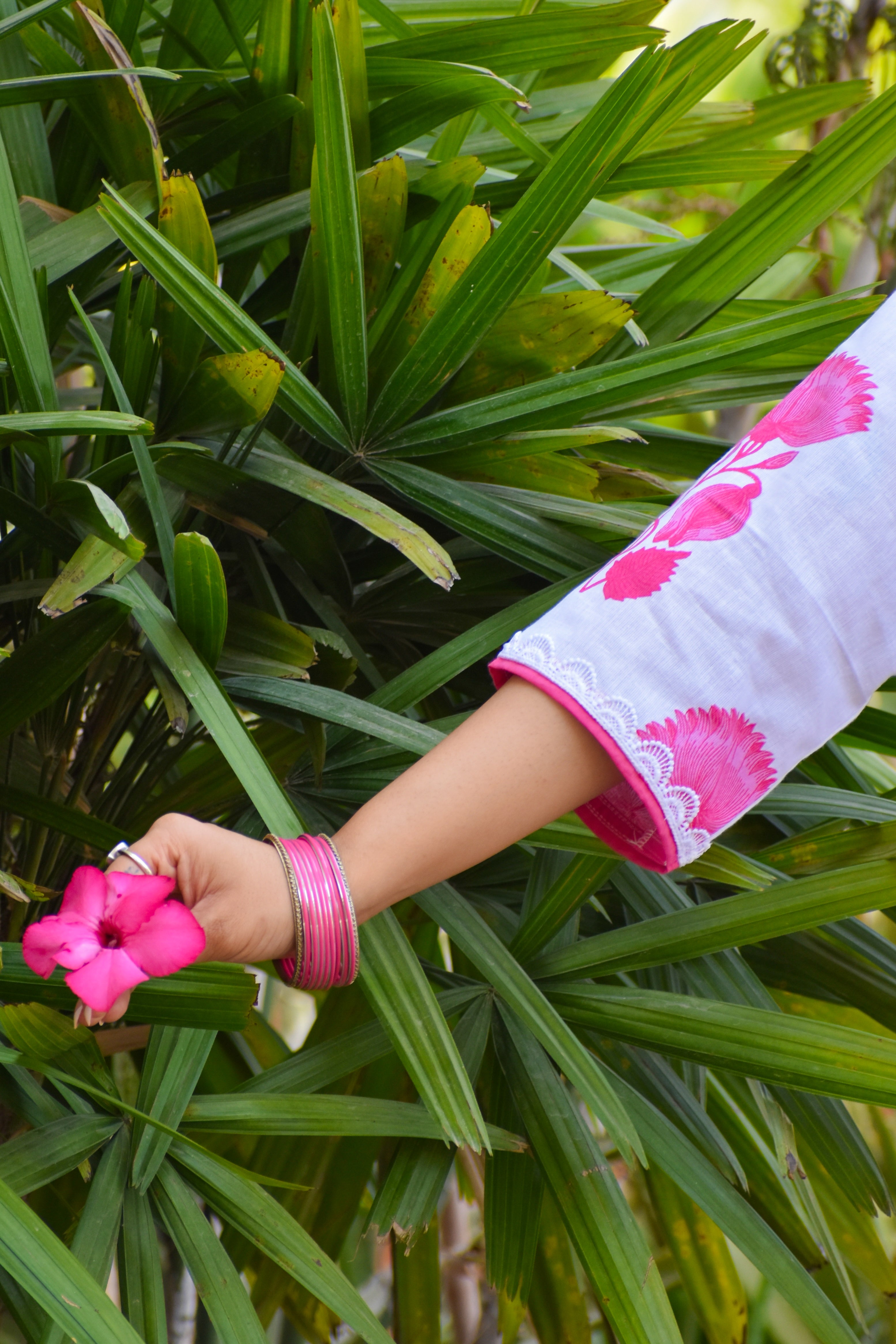 Nihar Handblock Cotton Farshi Set