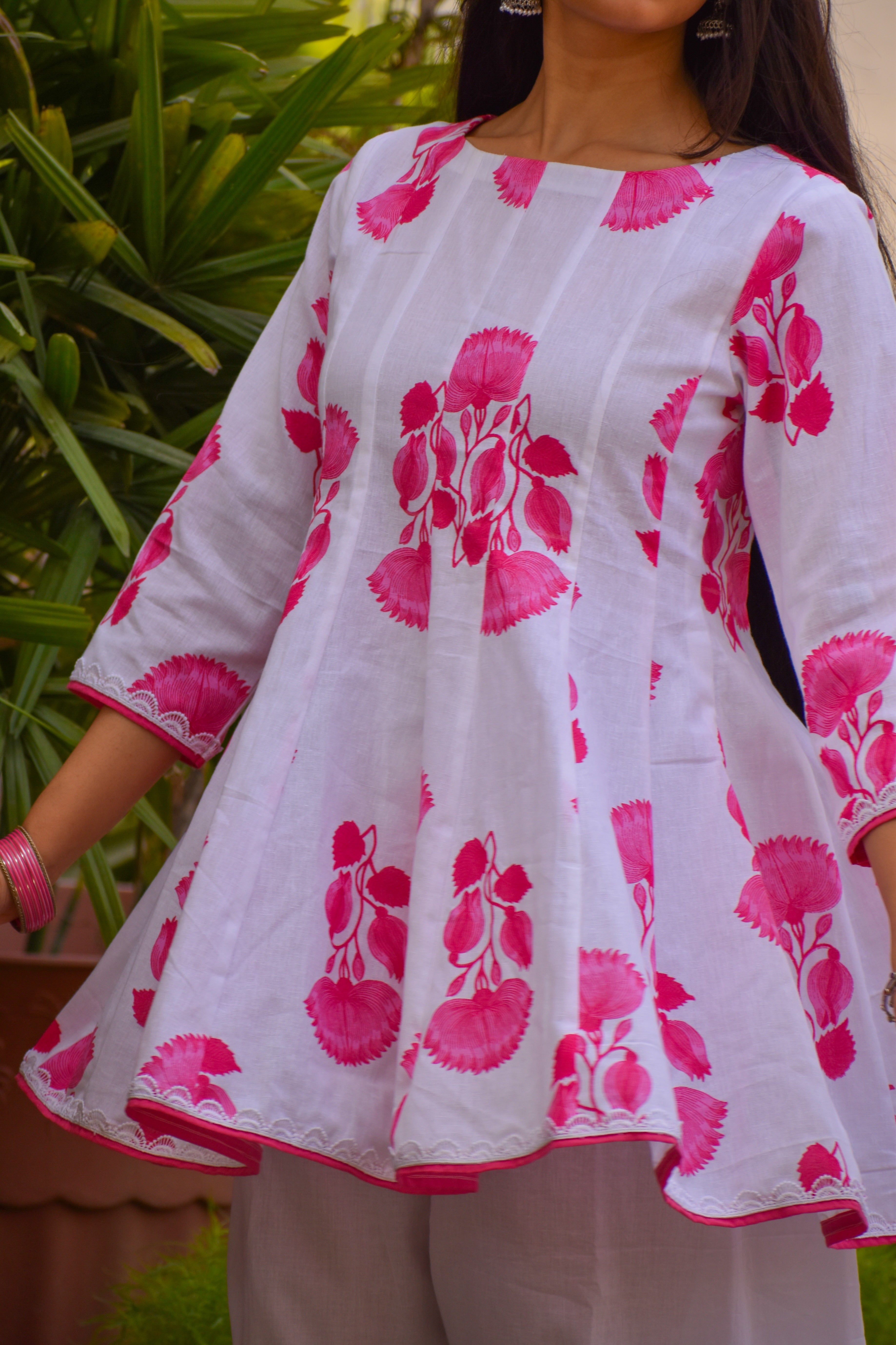 Nihar Handblock Cotton Farshi Set