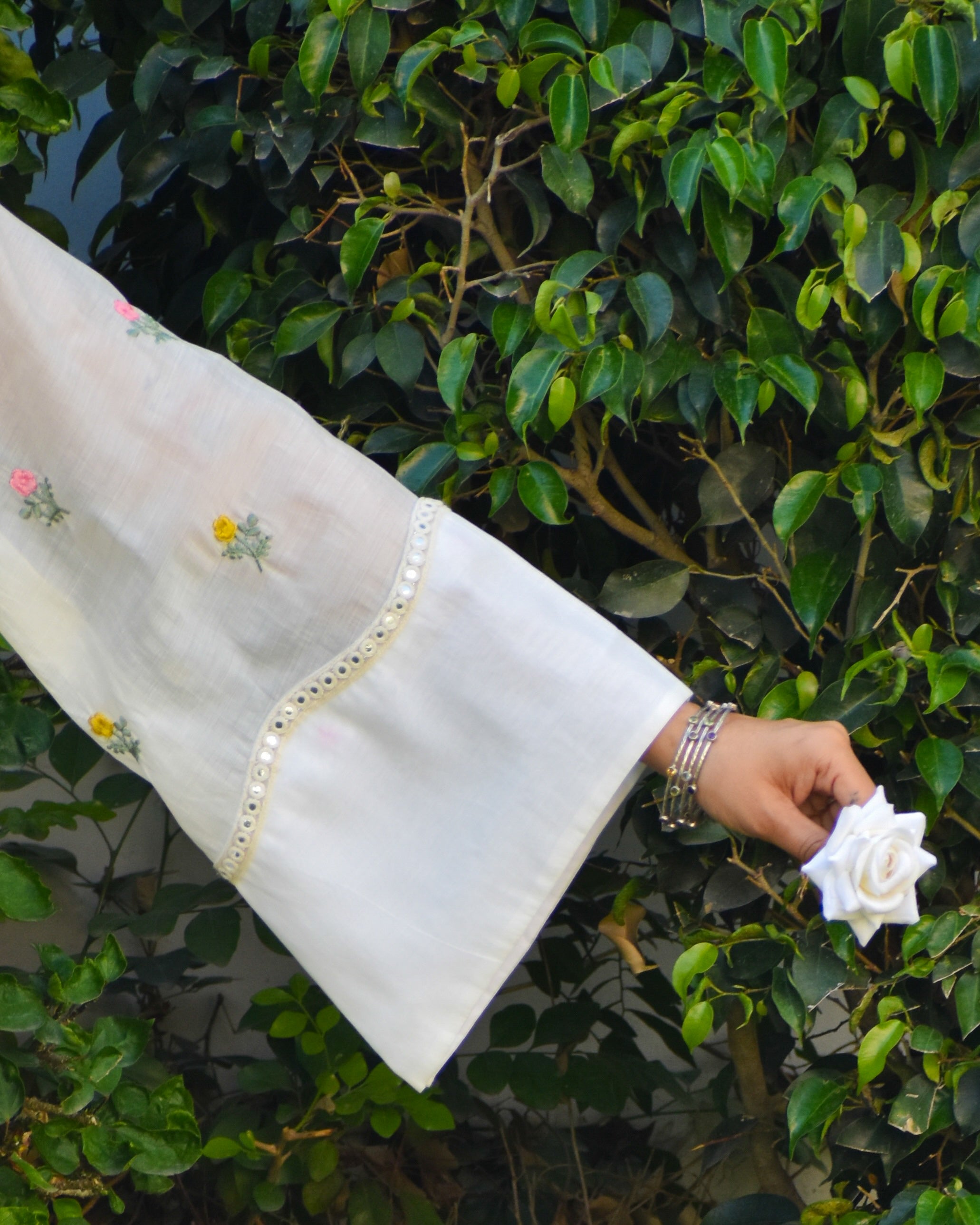 Juhi Embroidered Chanderi Coord Set With Dupatta