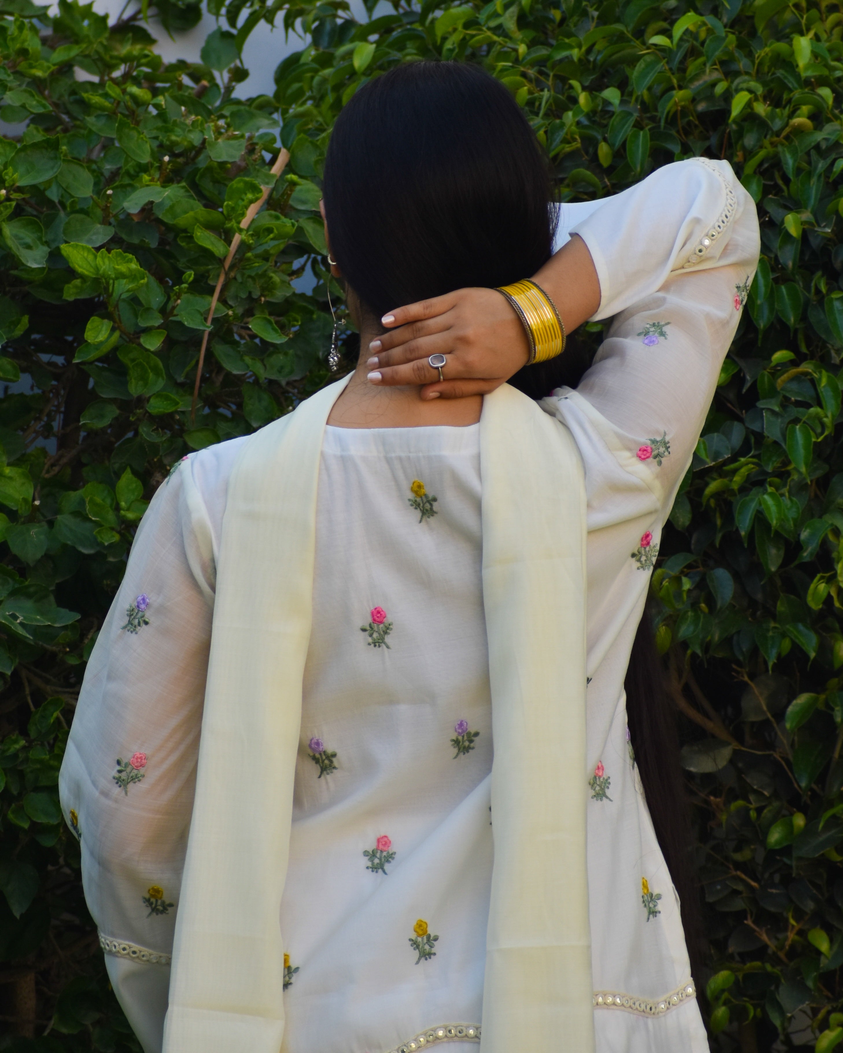 Juhi Embroidered Chanderi Coord Set With Dupatta