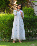 Pankhuri Embroidered Chanderi Kurta Set With Dupatta