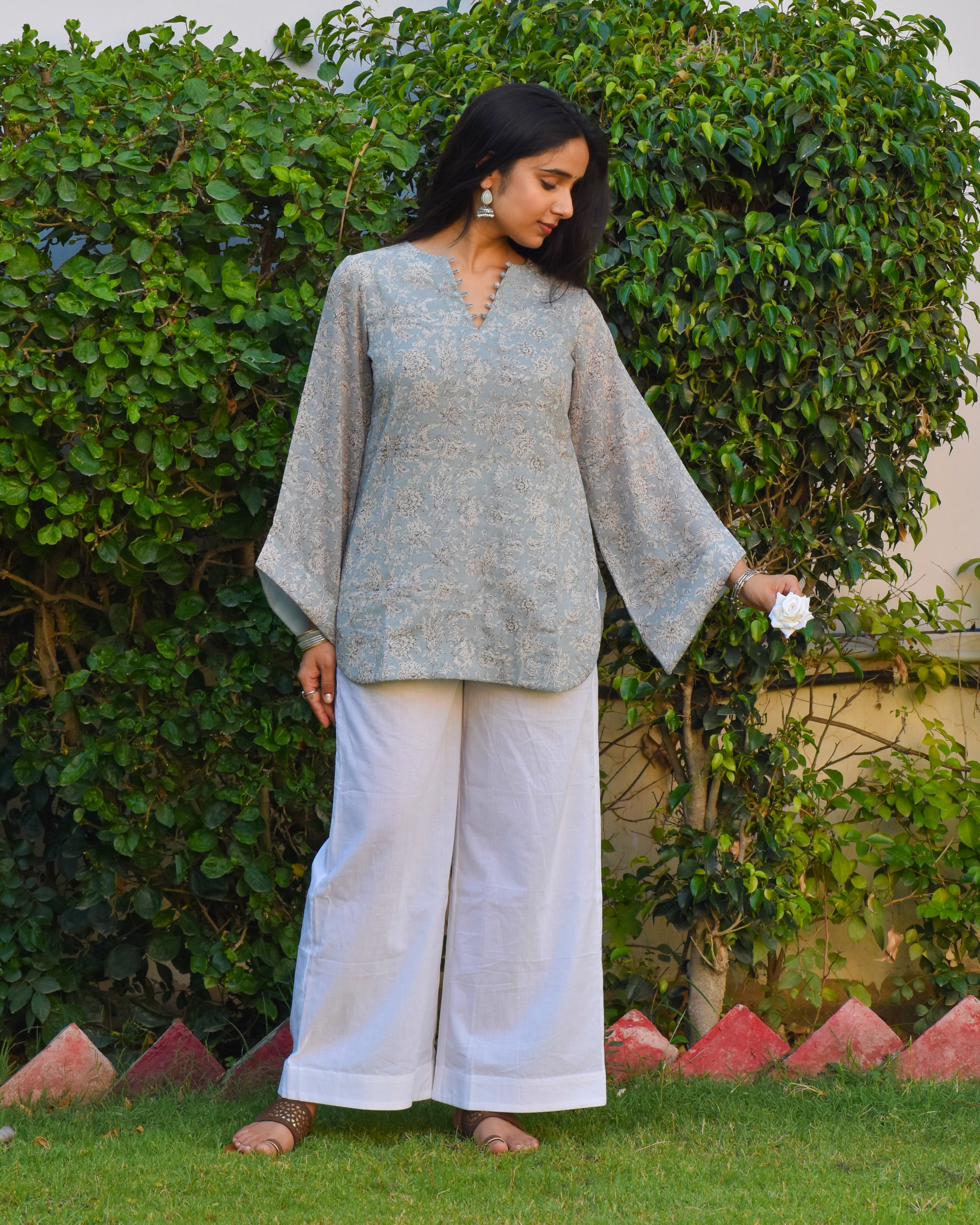 Dhara Handblock Cotton Co-ord Set