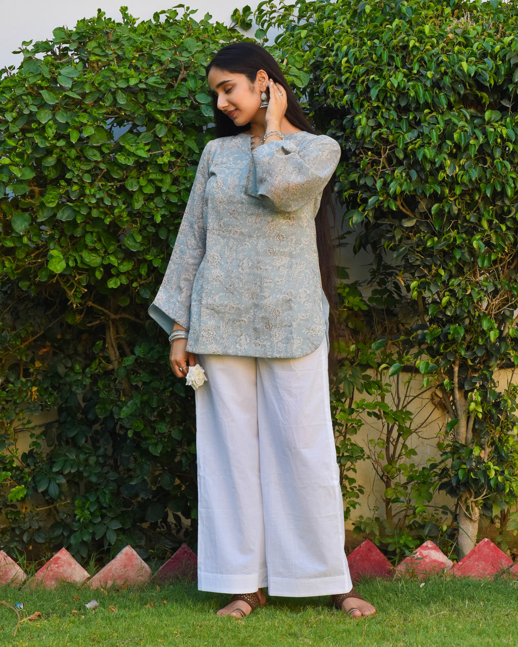 Dhara Handblock Cotton Co-ord Set