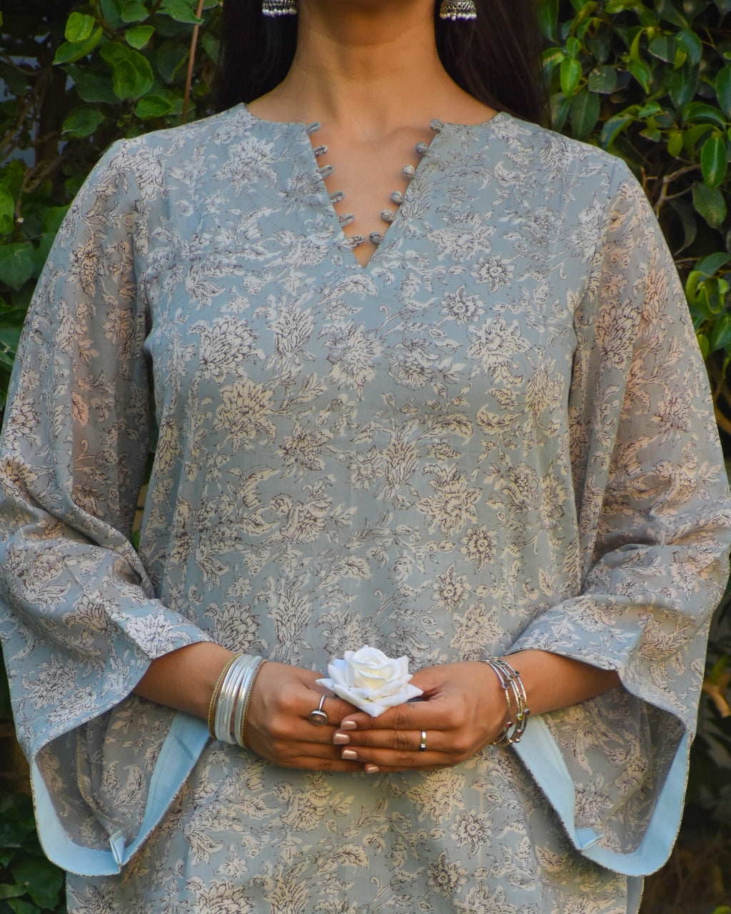 Dhara Handblock Cotton Co-ord Set