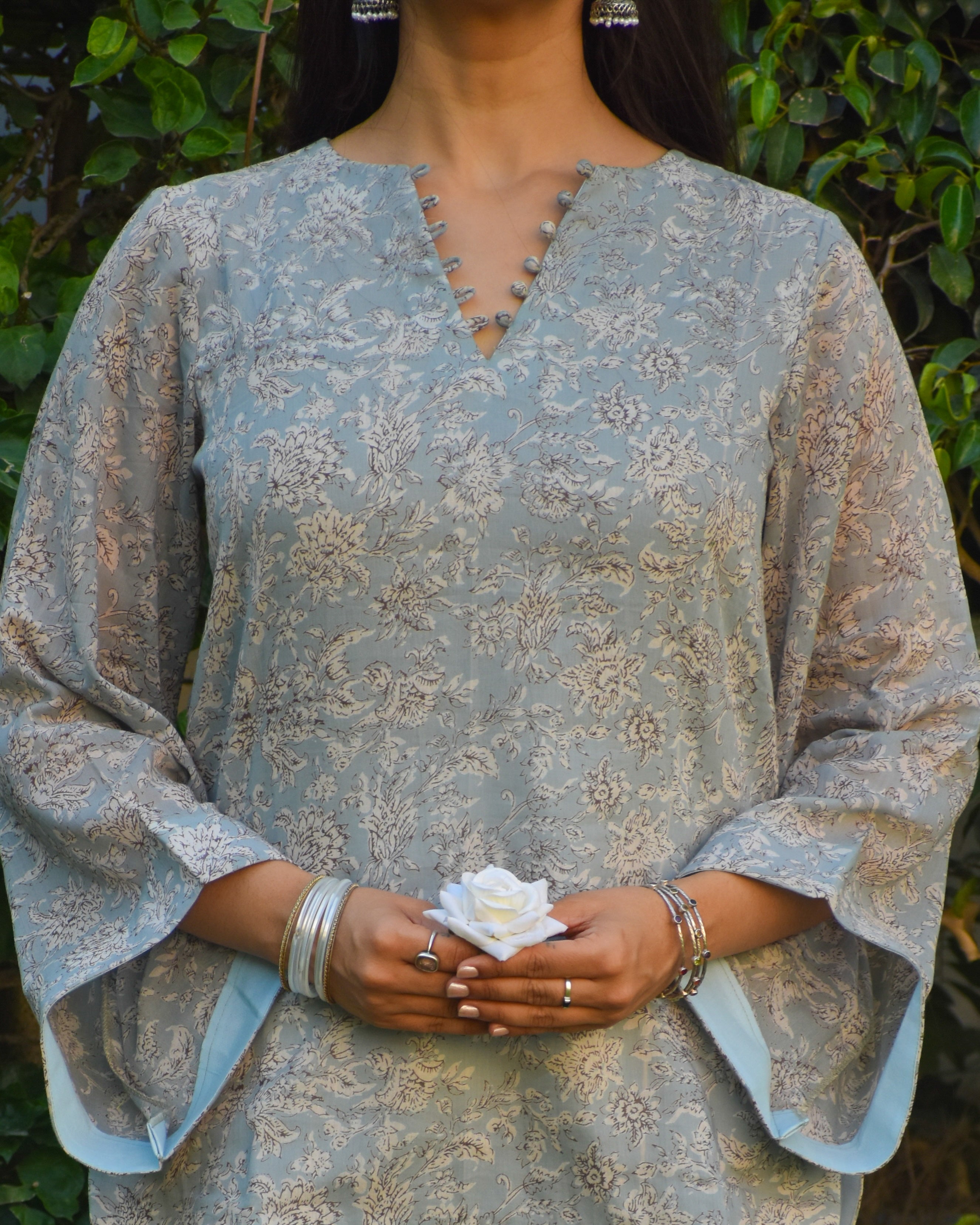 Dhara Handblock Cotton Co-ord Set