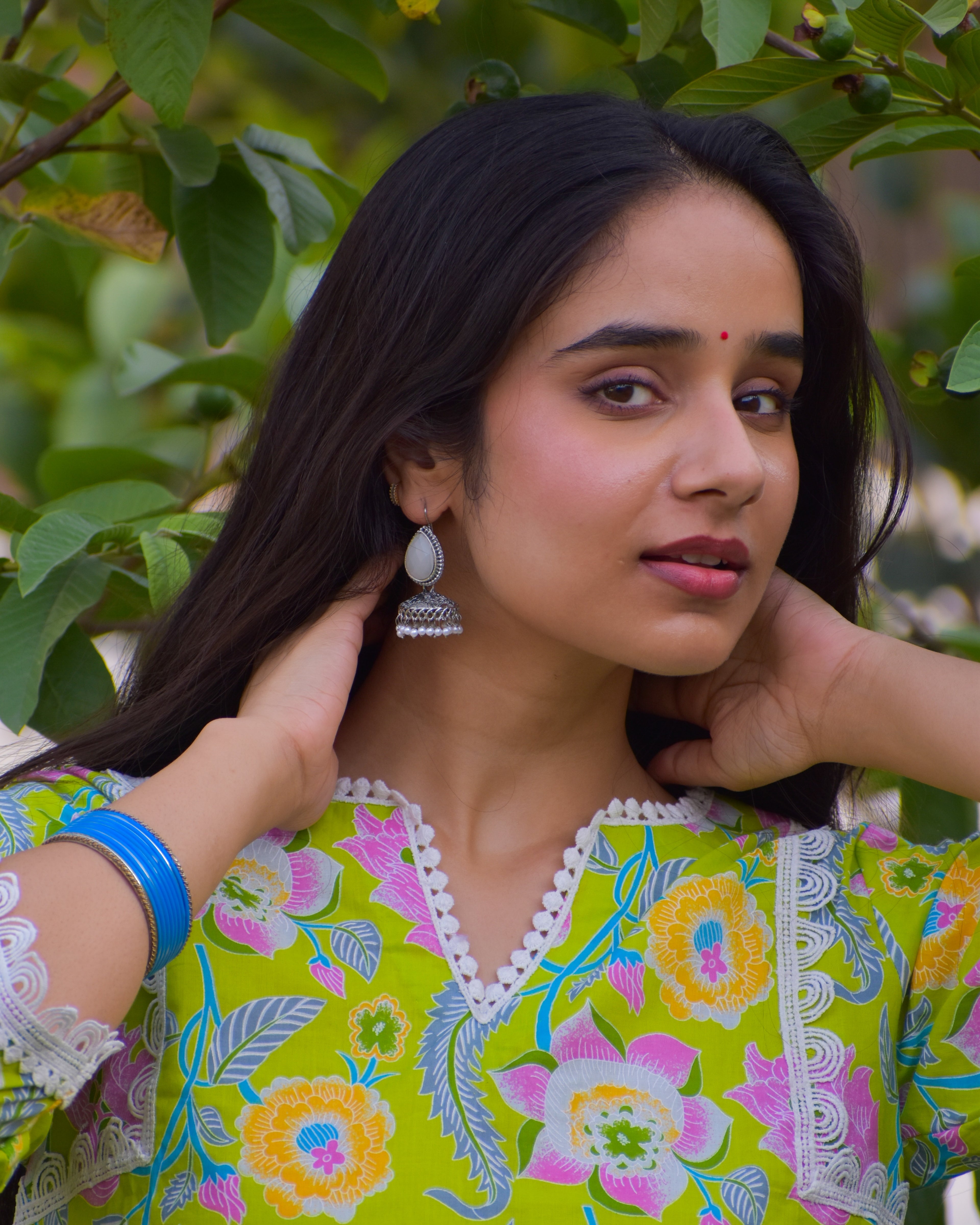 Ritu Handblock Cotton Kurta Set