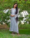 Neel Handblock Cotton Kurta Set