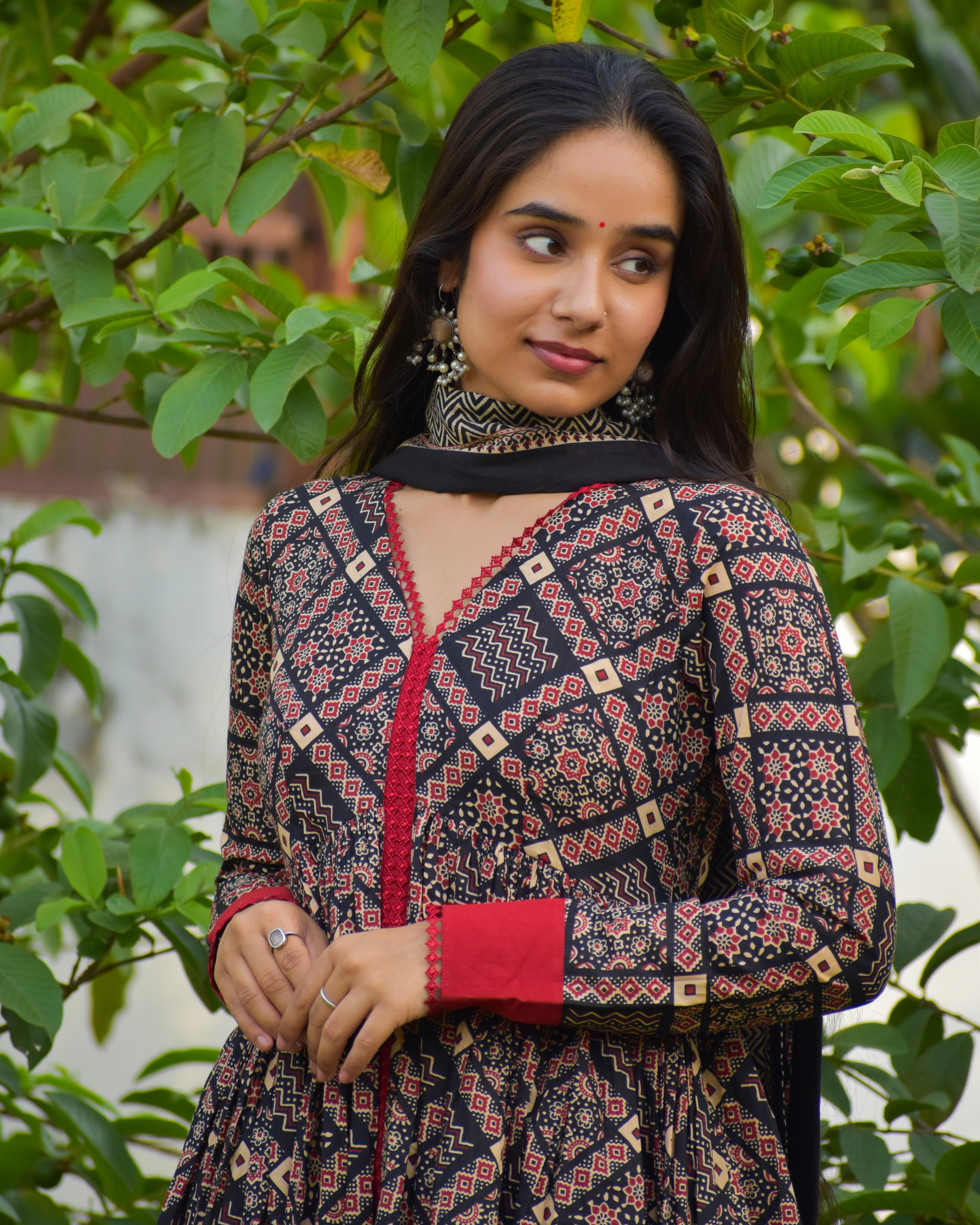 Tarang Handblock Cotton Suit Set