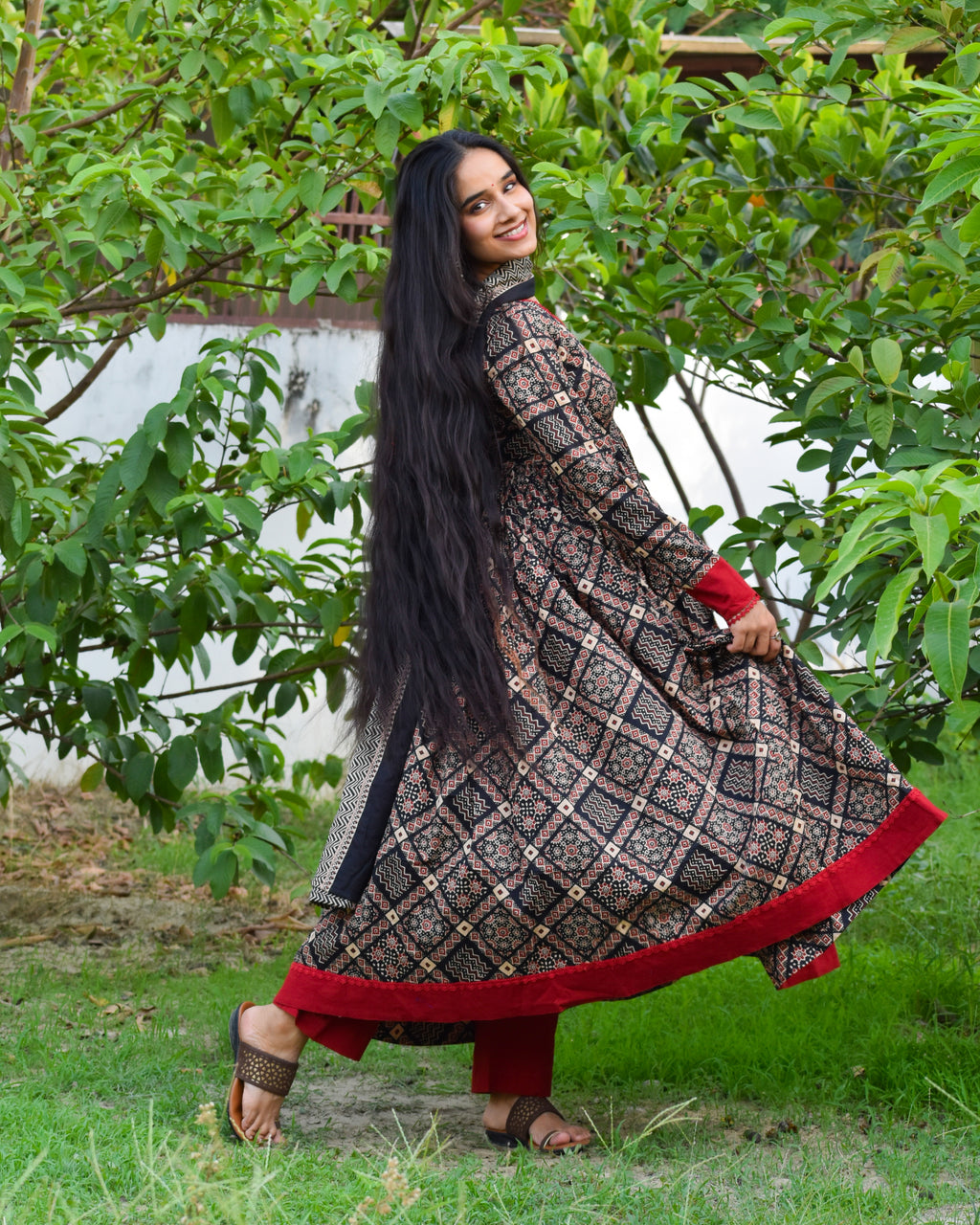 Tarang Handblock Cotton Suit Set