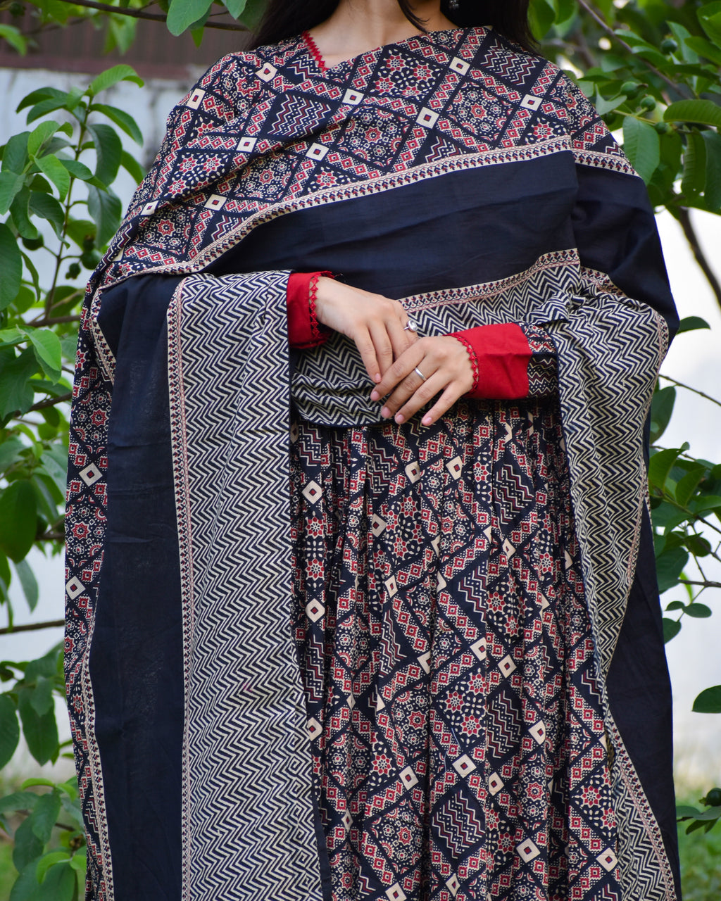 Tarang Handblock Cotton Suit Set