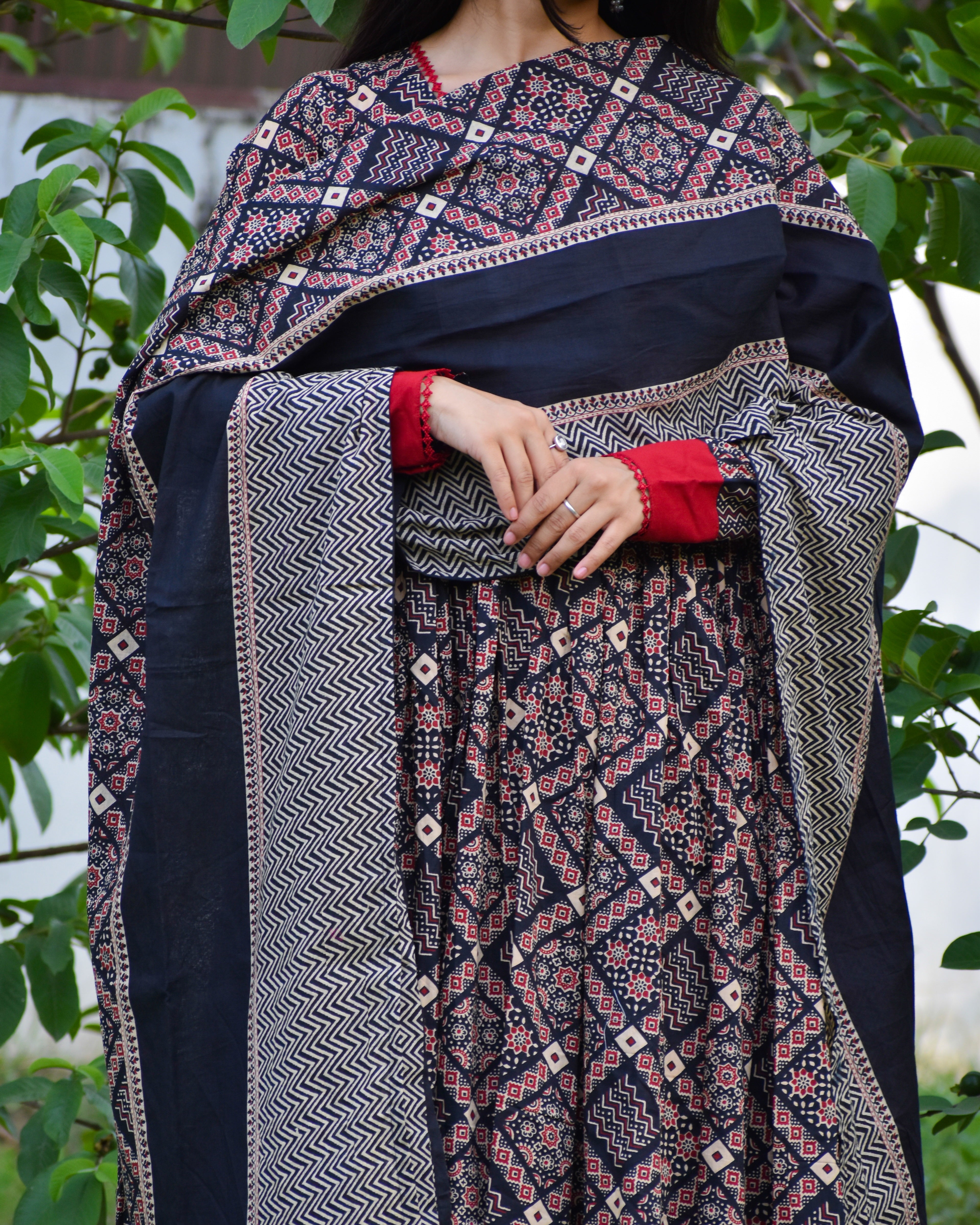 Tarang Handblock Cotton Suit Set