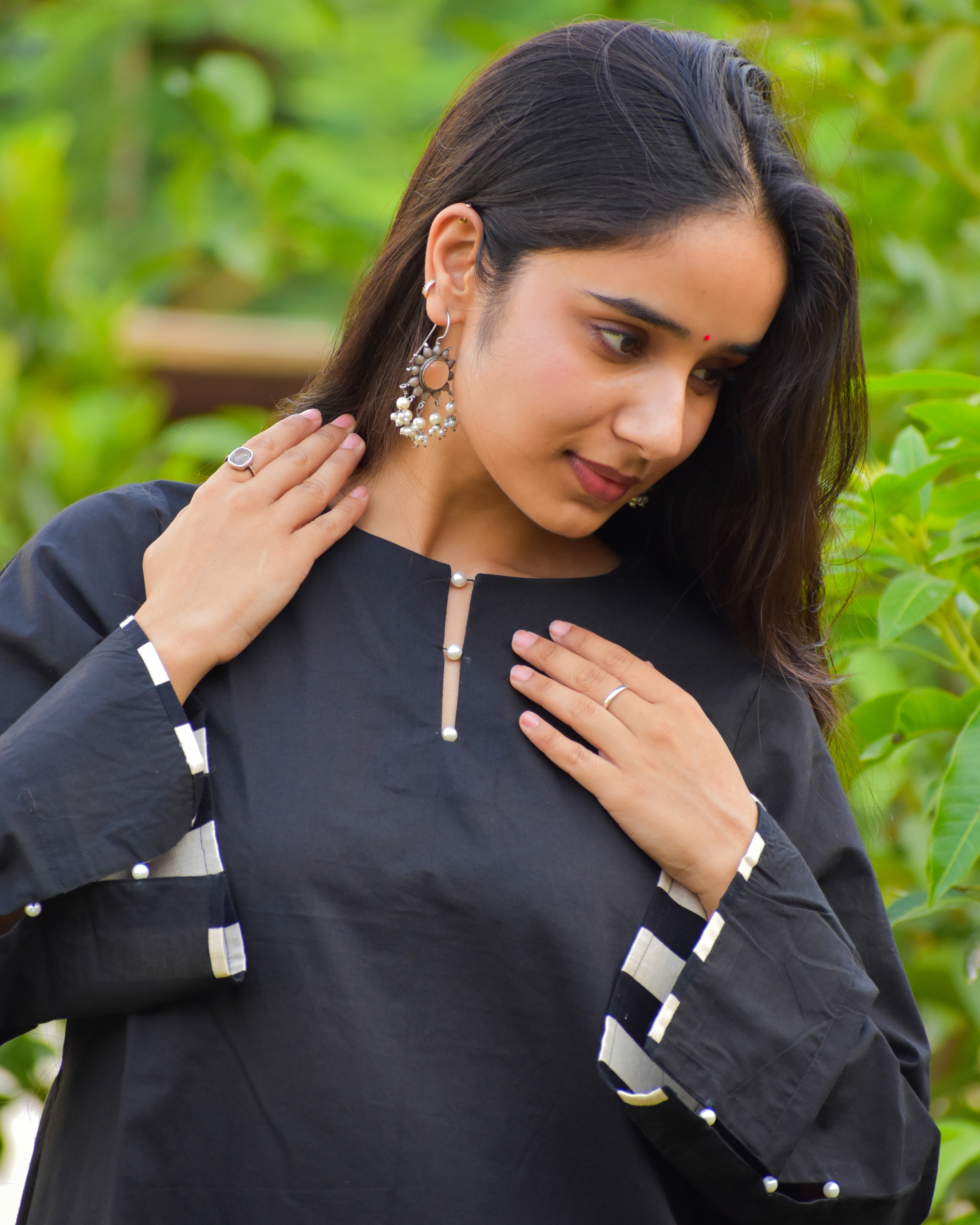 Kalika Solid Cotton Co-ord Set