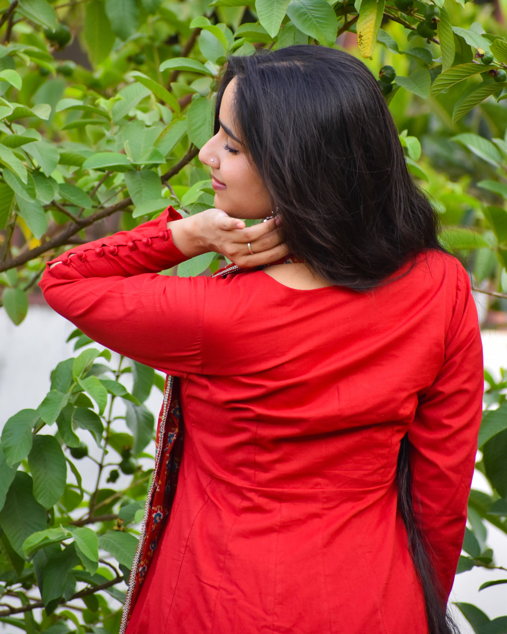 Ketaki Solid Cotton Suit Set