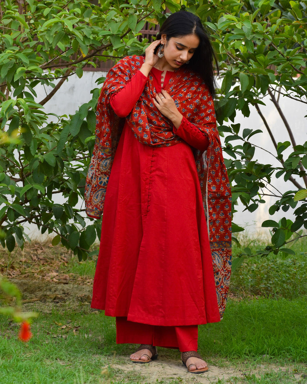 Ketaki Solid Cotton Suit Set