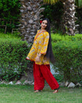 Champa Handblock Cotton Farshi Set