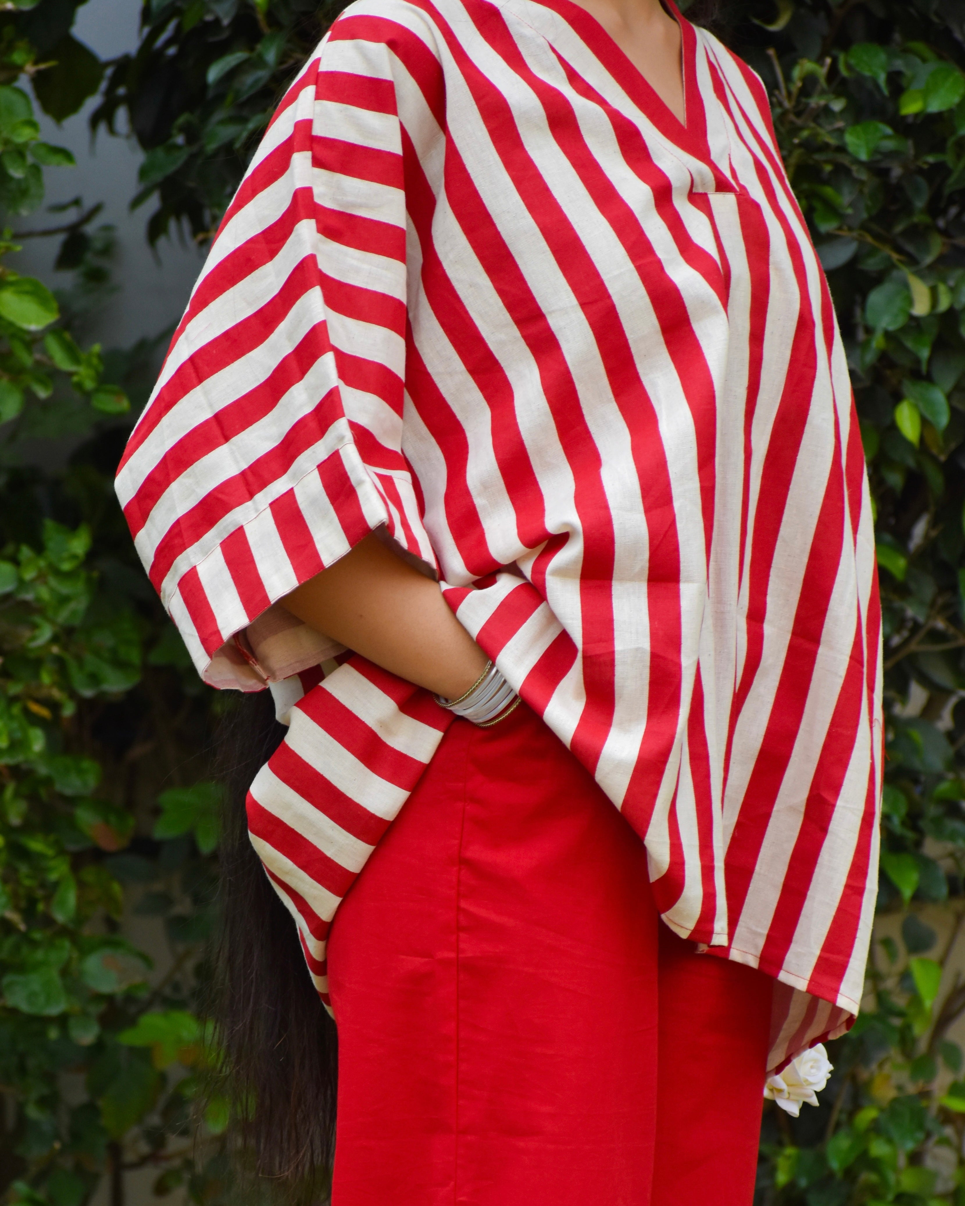 Saras Handblock Cotton Co-ord Set
