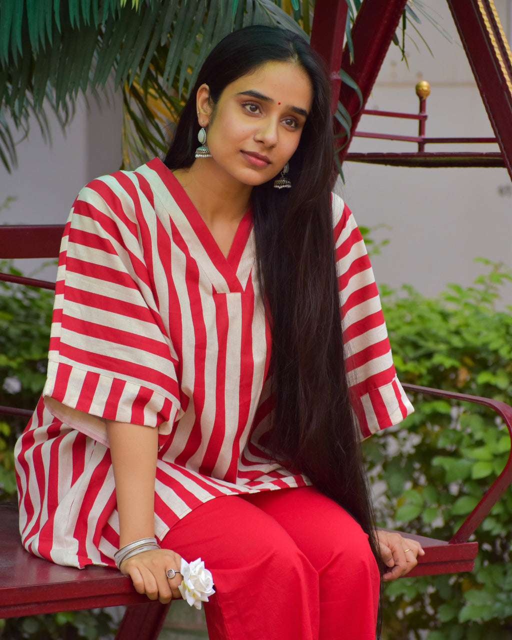 Saras Handblock Cotton Co-ord Set