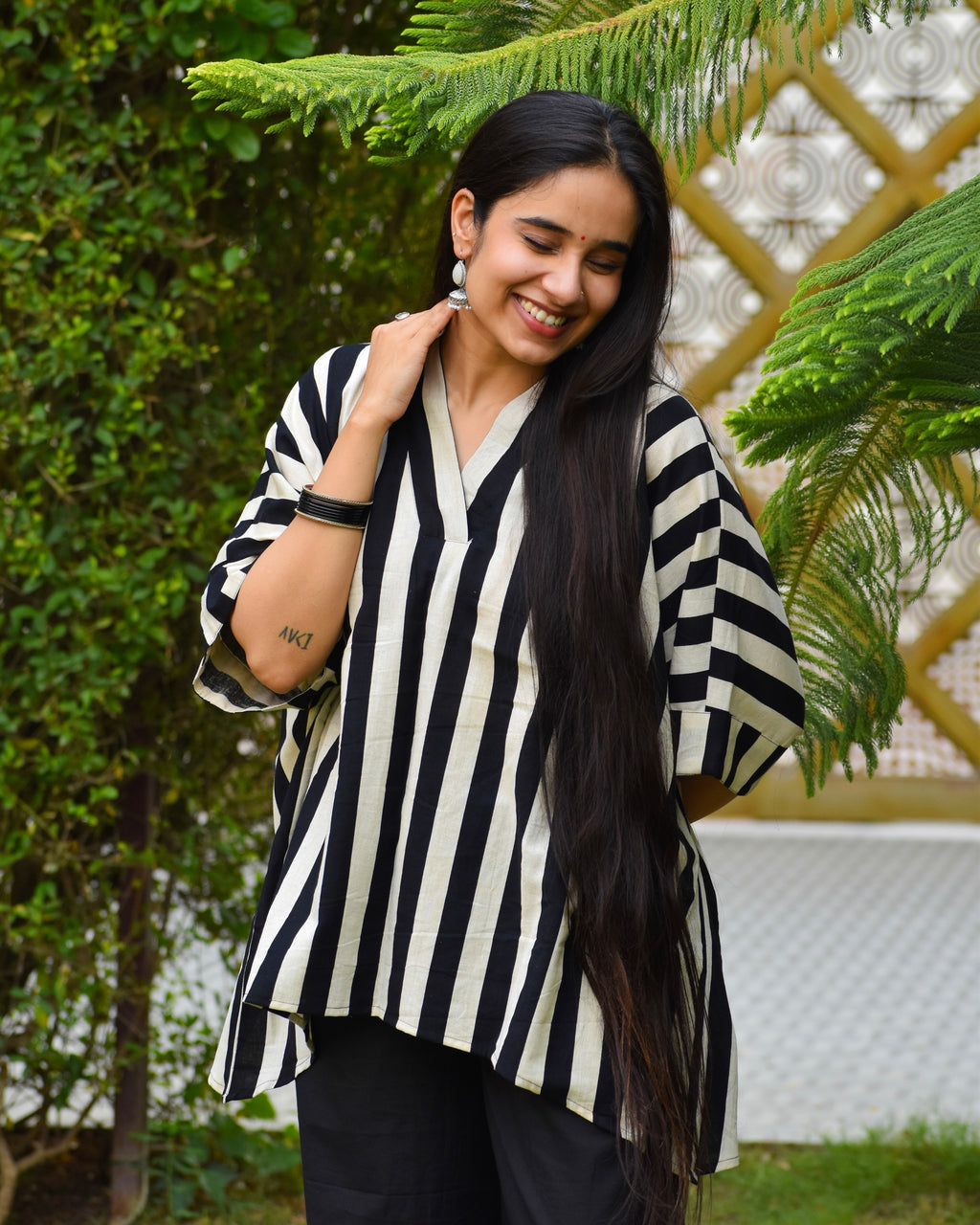 Pallika Handblock Cotton Co-ord Set