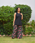 Titli Handblock Cotton Farshi Set