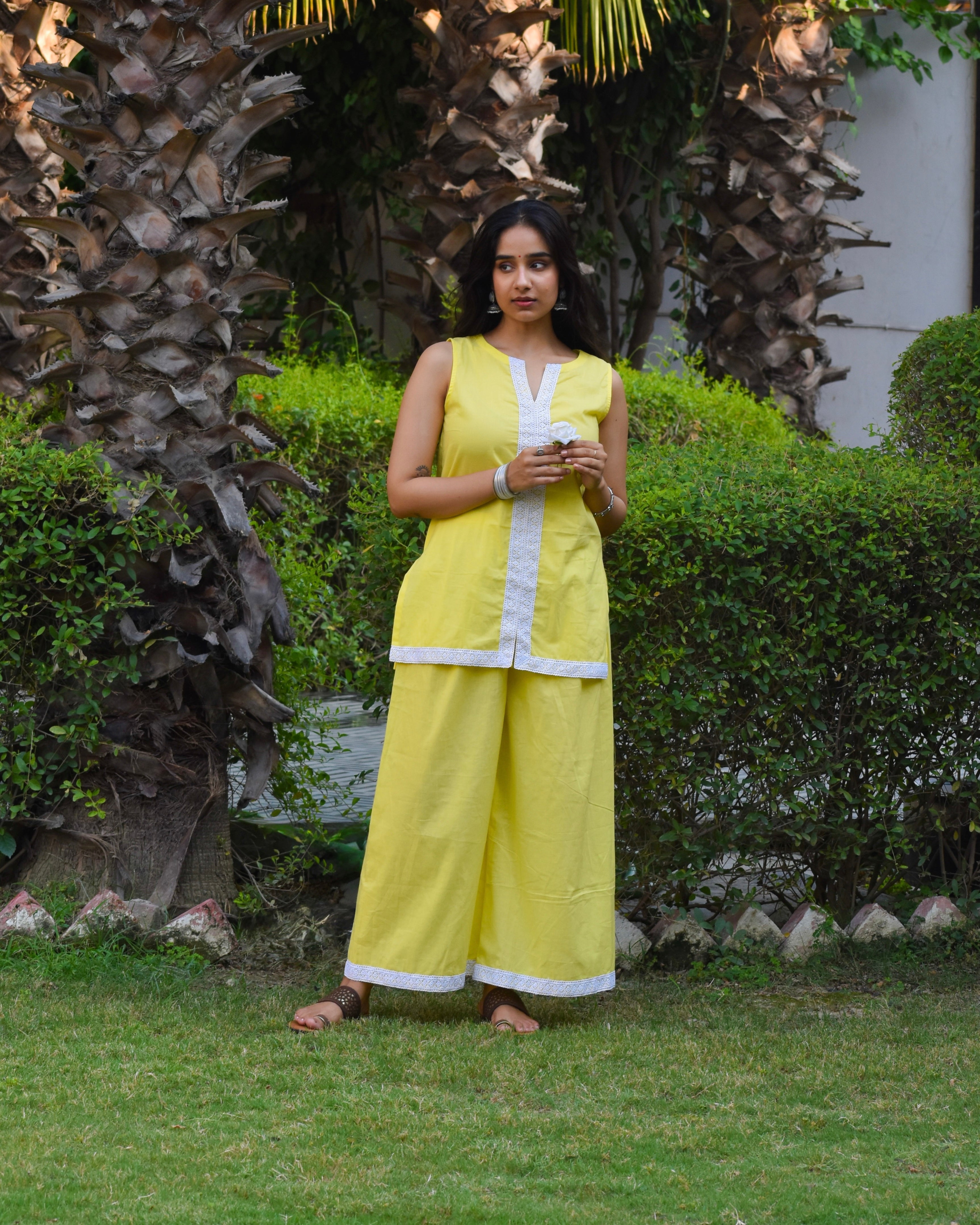 Avika Handblock Cotton Co-ord Set