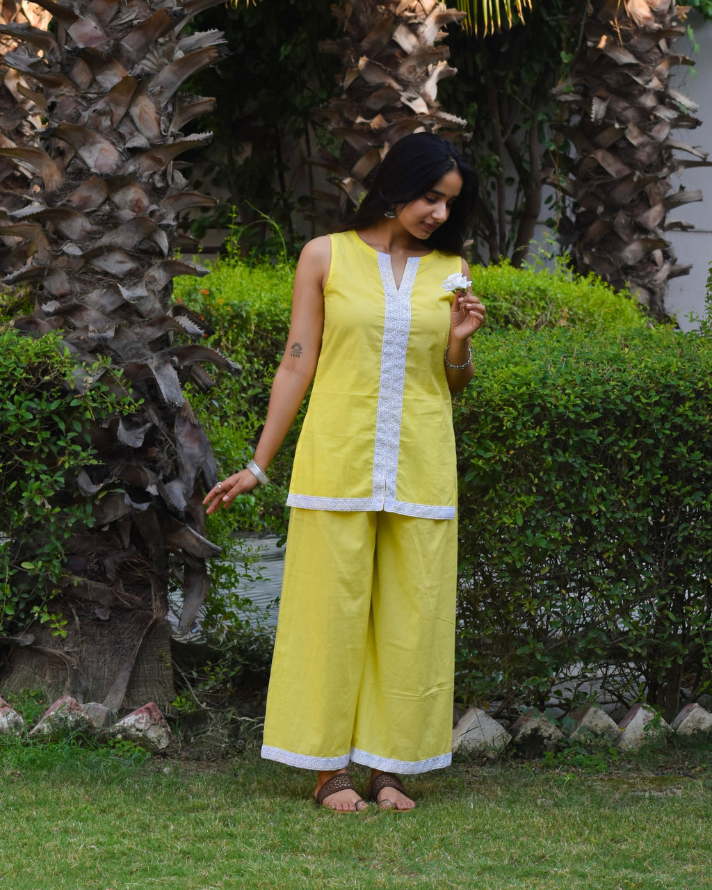 Avika Handblock Cotton Co-ord Set
