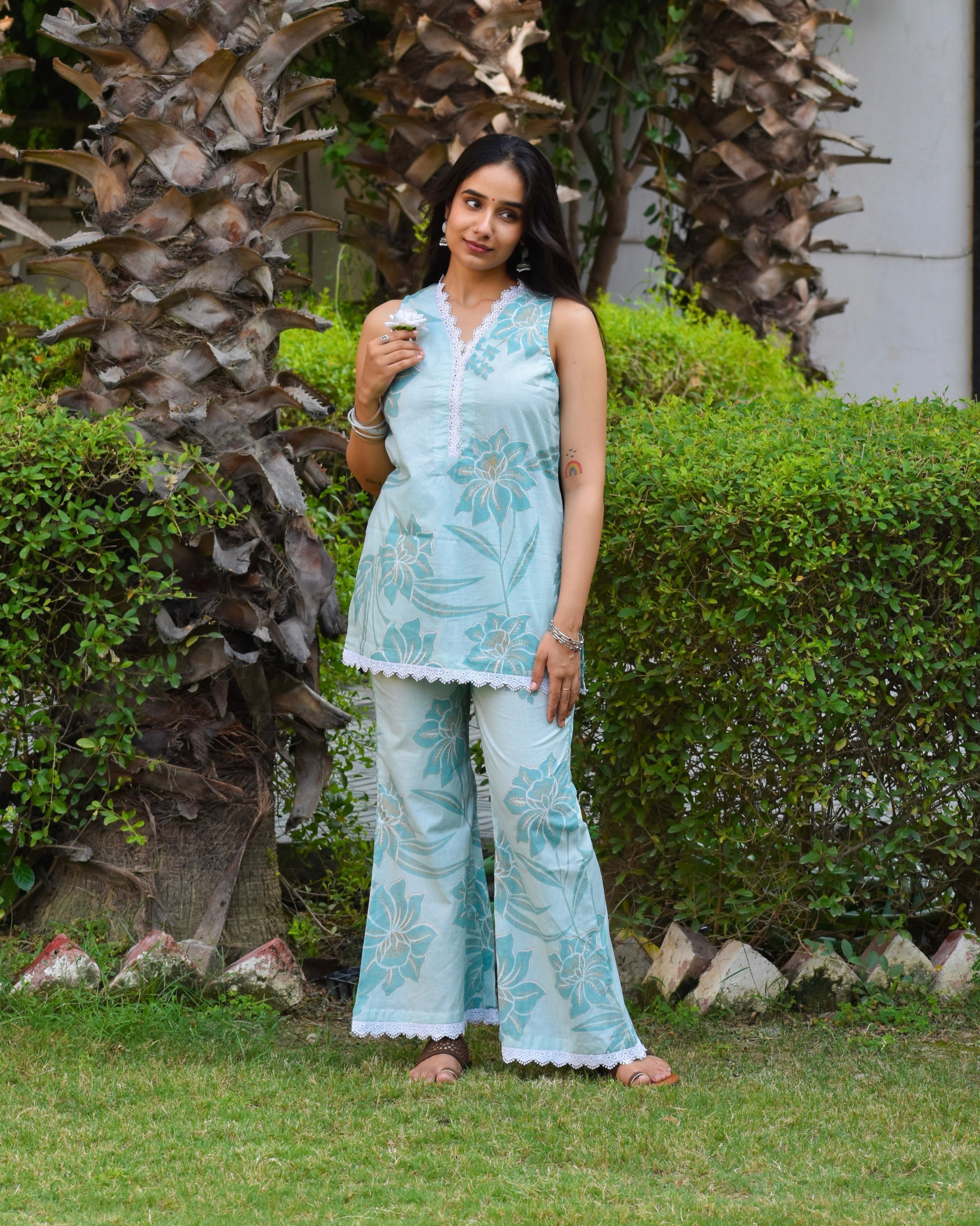 Bela Handblock Cotton Co-ord Set