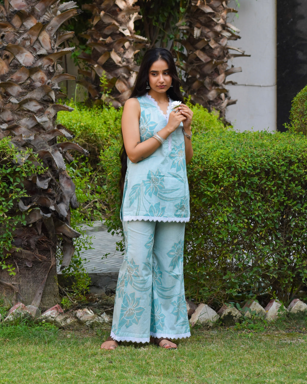 Bela Handblock Cotton Co-ord Set