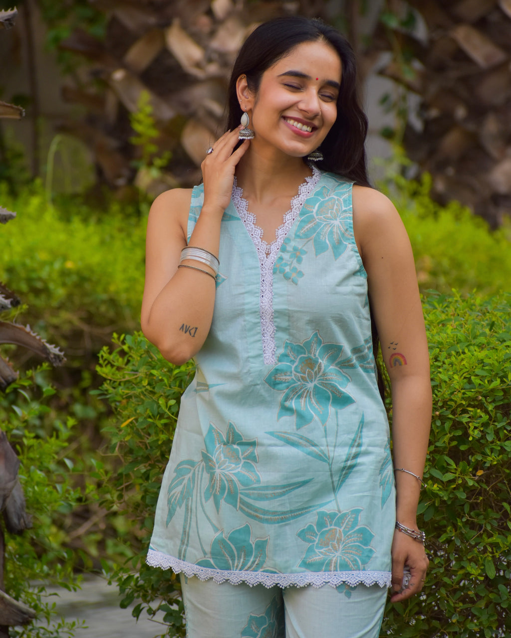 Bela Handblock Cotton Co-ord Set