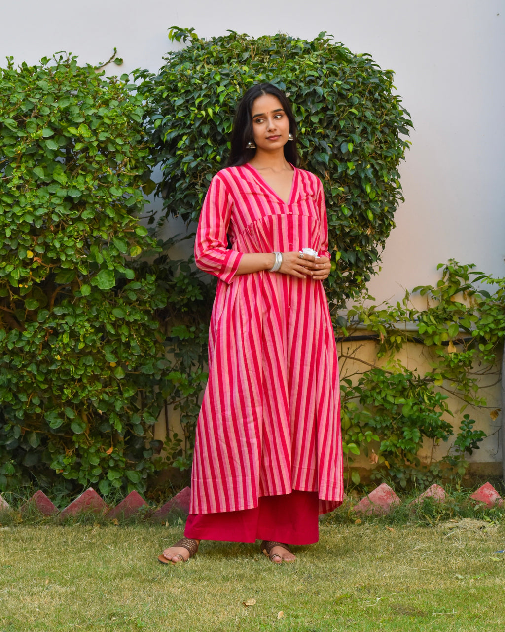 Baag Handblock Cotton Kurta Set