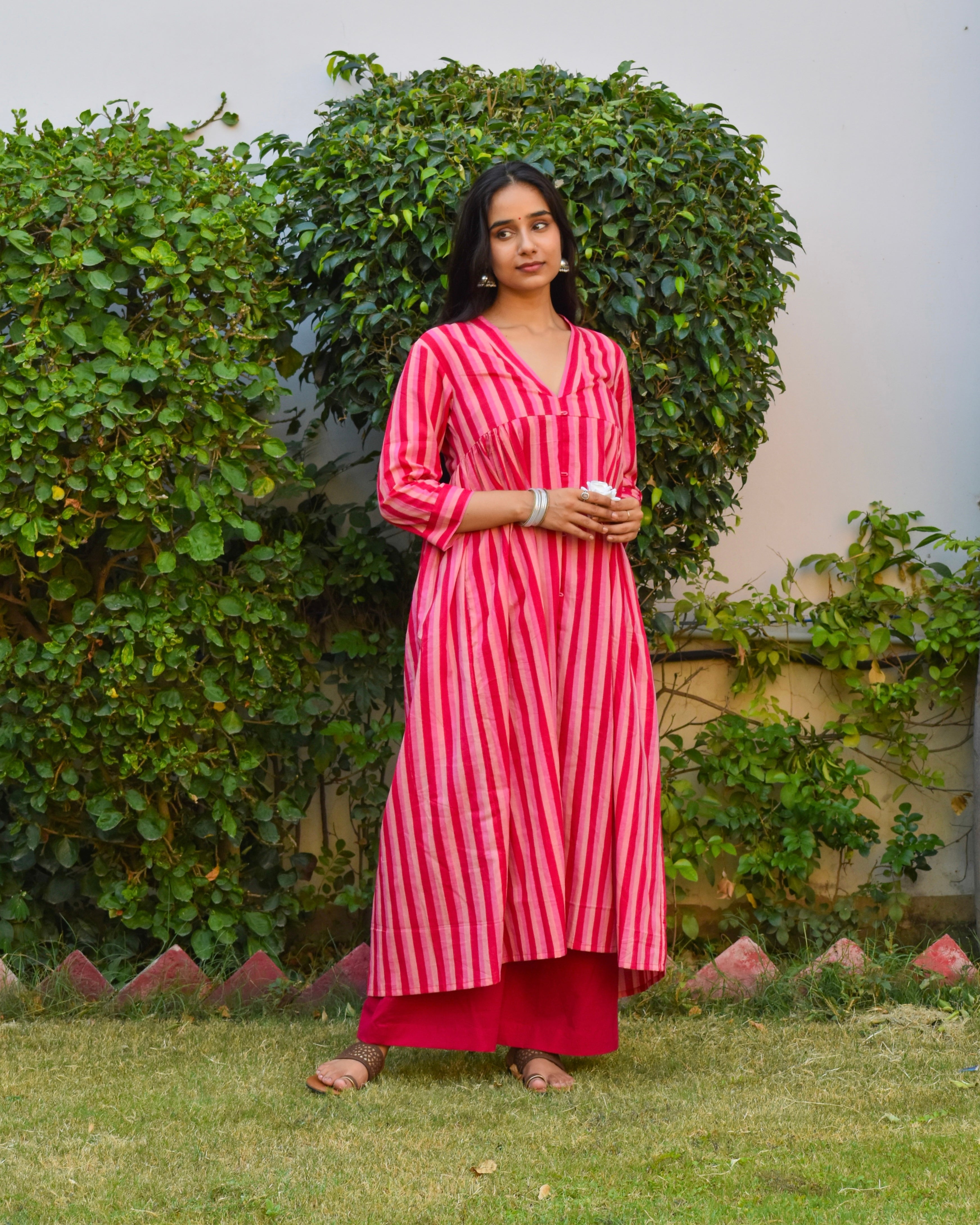 Baag Handblock Cotton Kurta Set