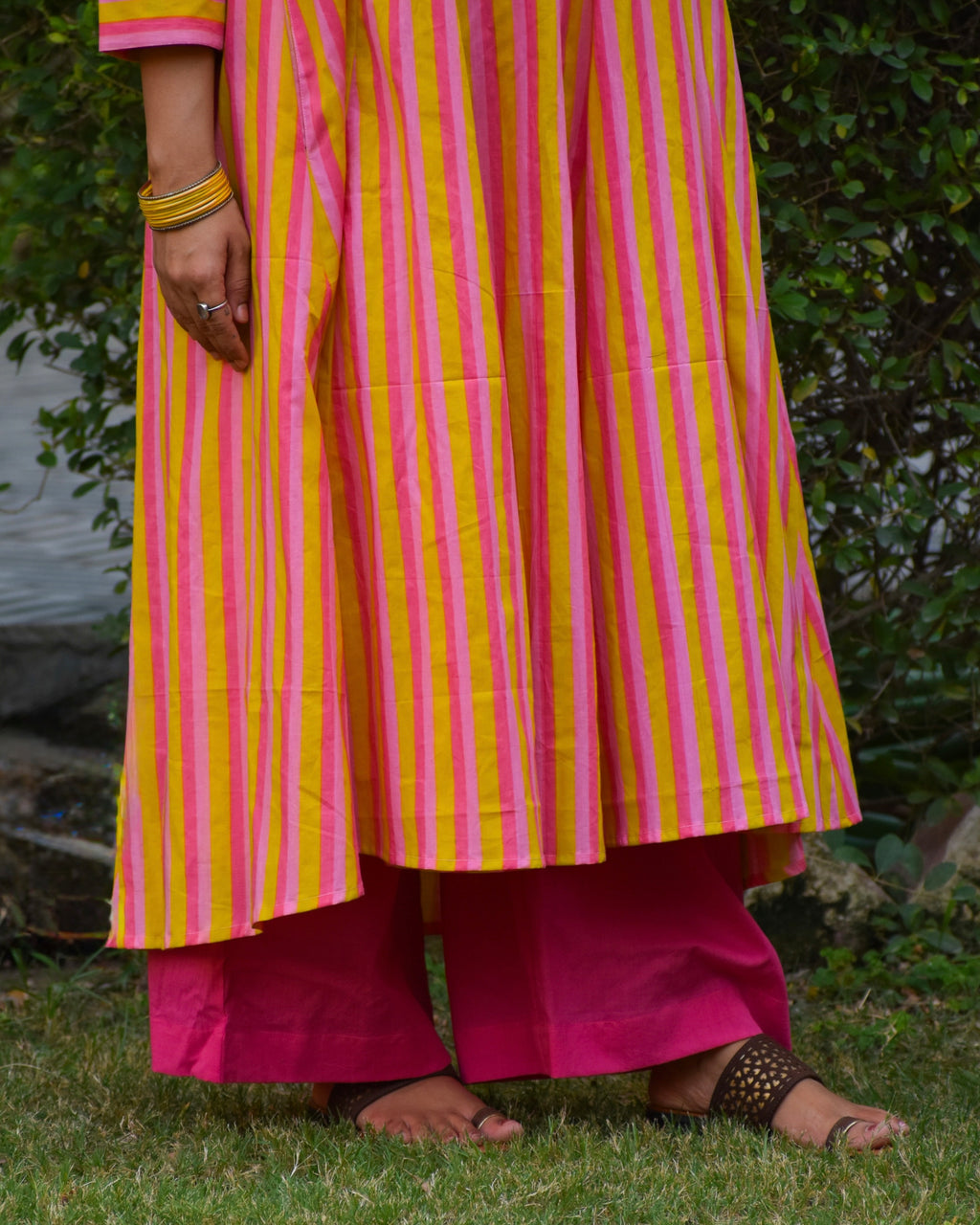 Imli Handblock Cotton Kurta Set