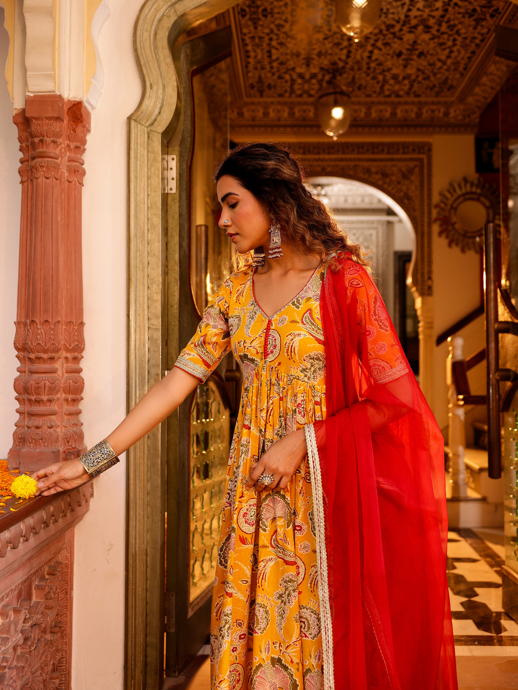 Prakriti Handblock Cotton Suit Set