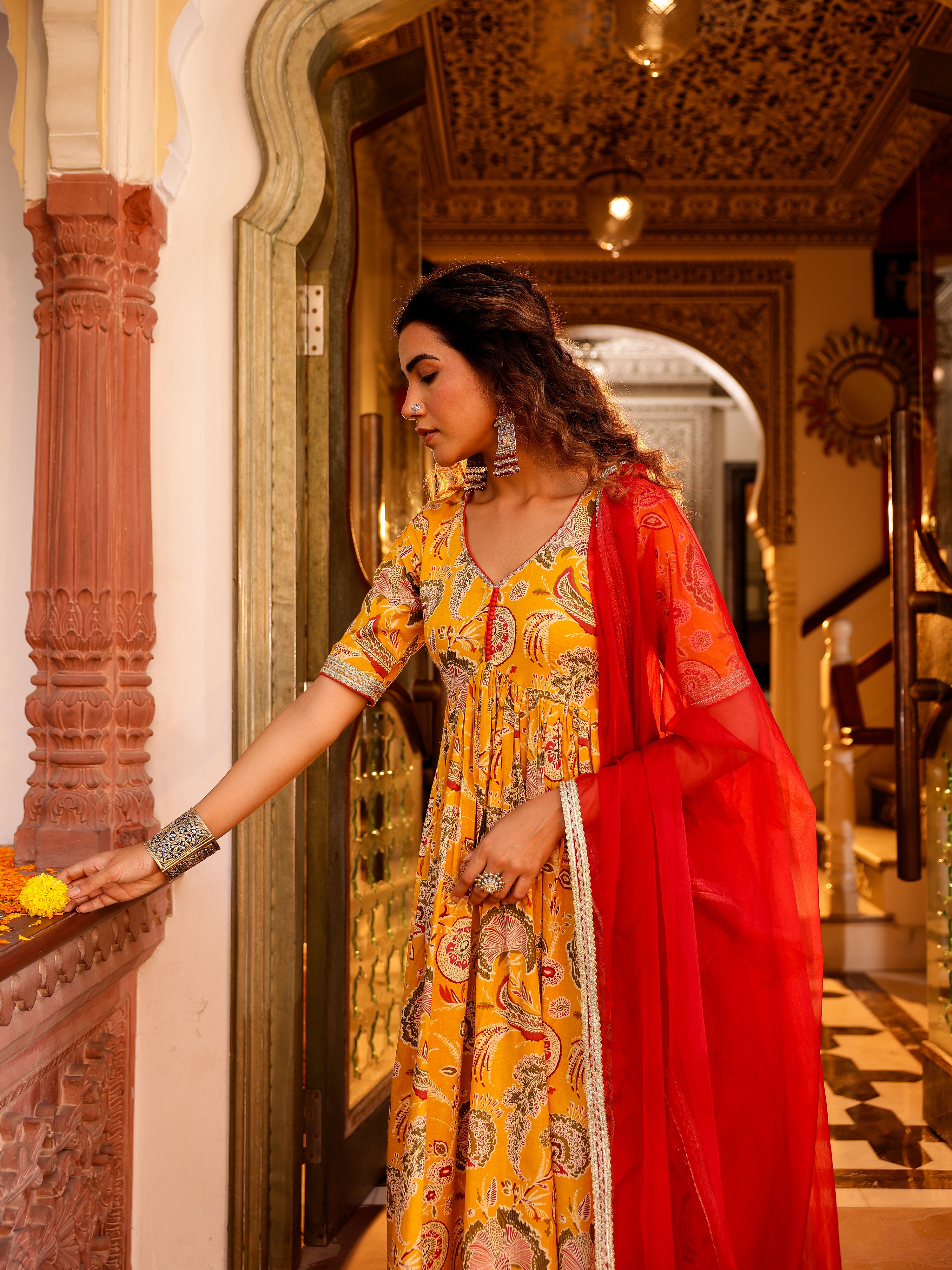Prakriti Handblock Cotton Suit Set