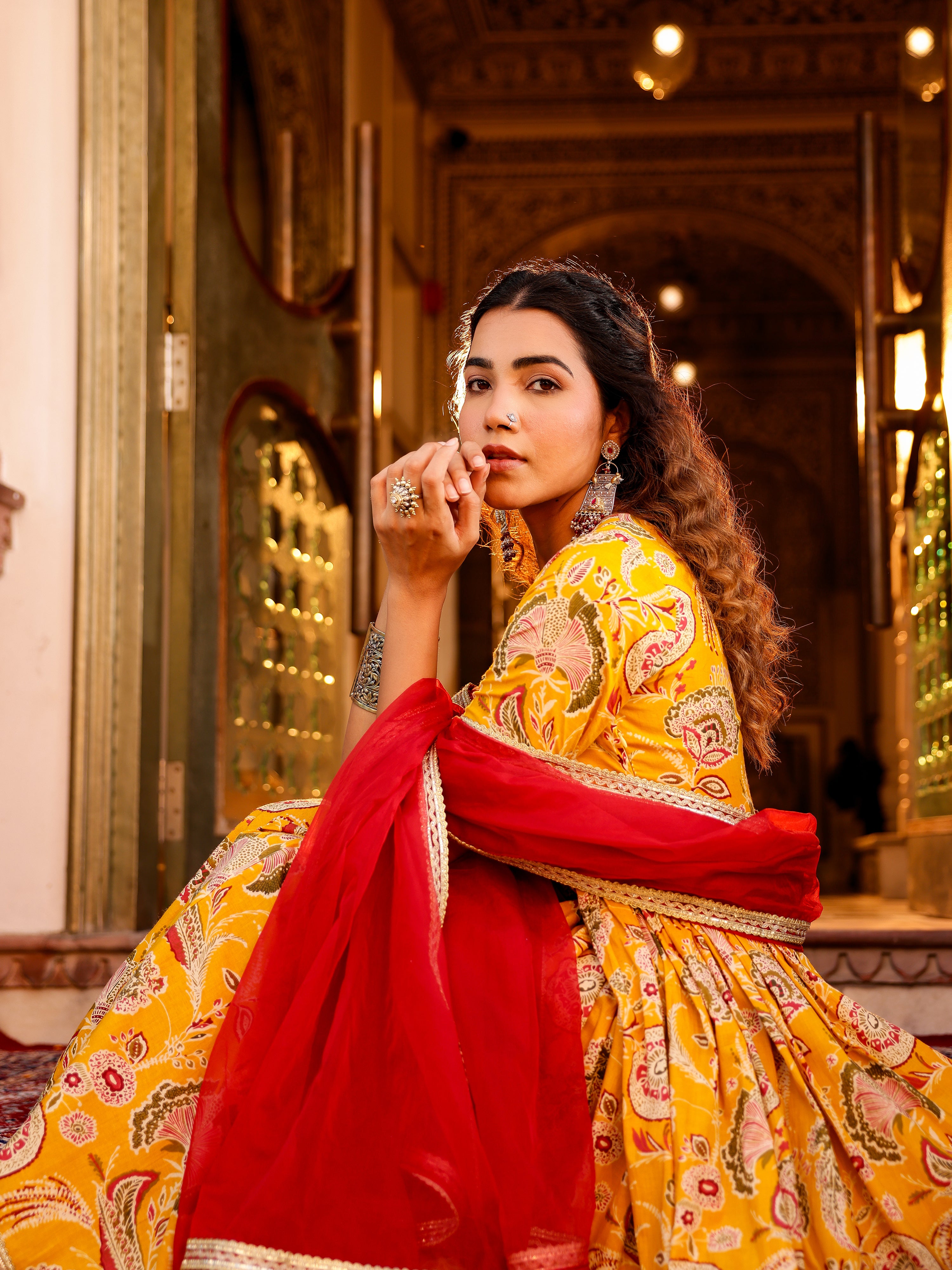 Prakriti Handblock Cotton Suit Set