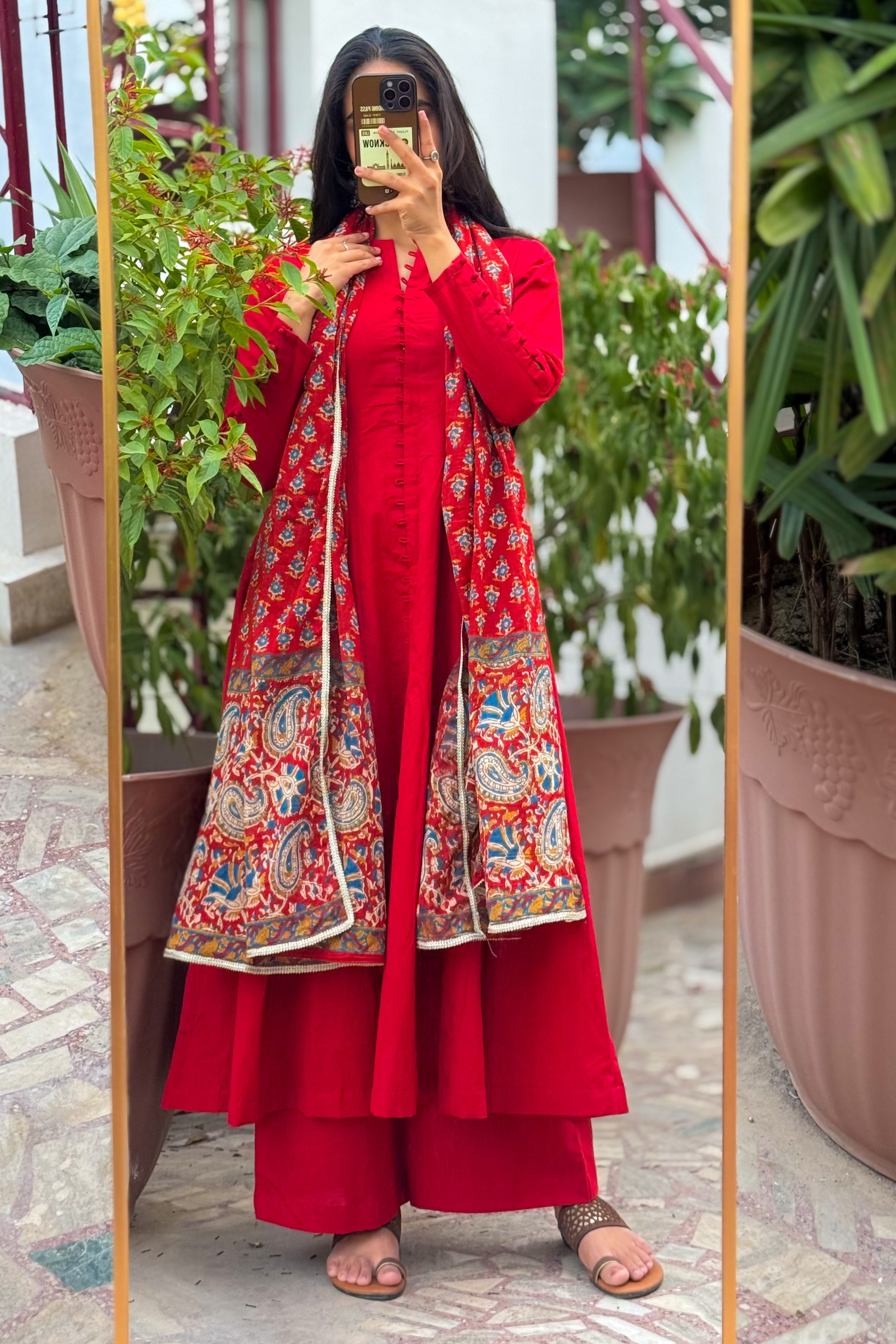 Ketaki Solid Cotton Suit Set