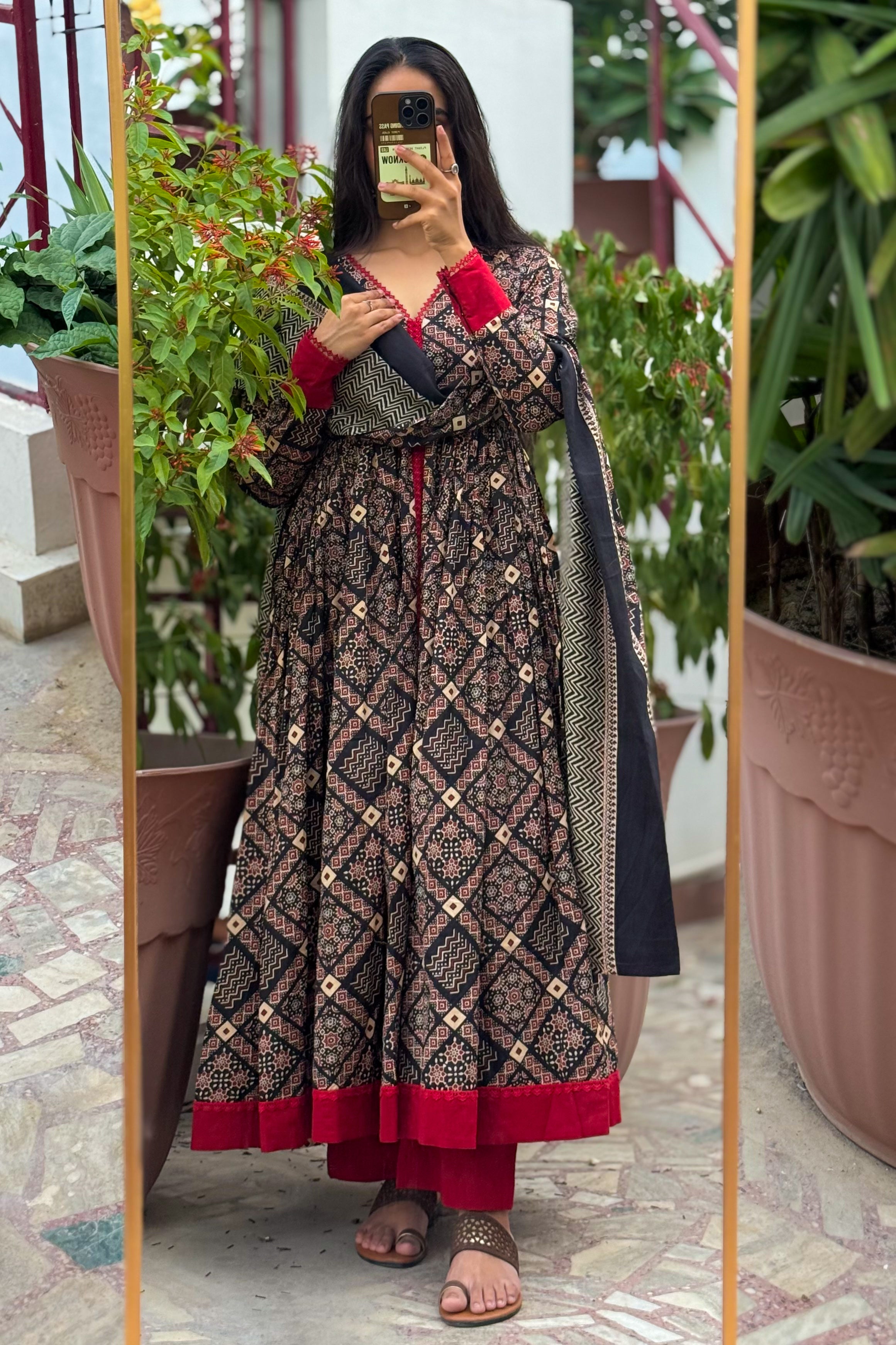 Tarang Handblock Cotton Suit Set
